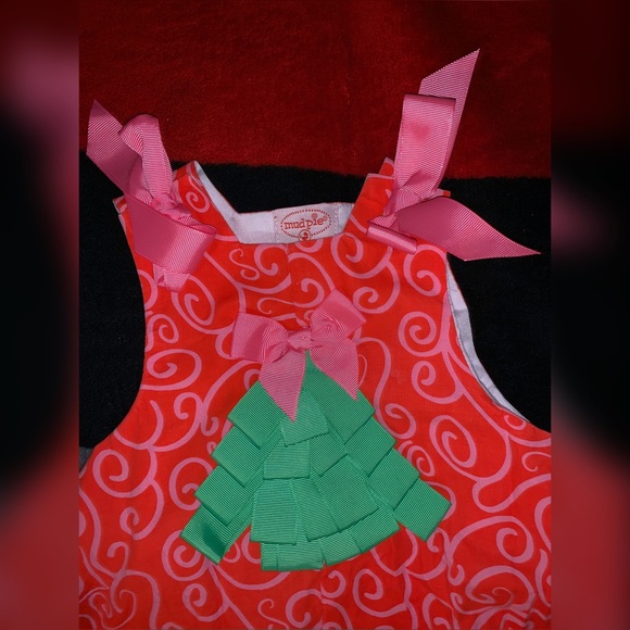 Mud pie Christmas tree 🎄 romper - super cute !! - Picture 2 of 8